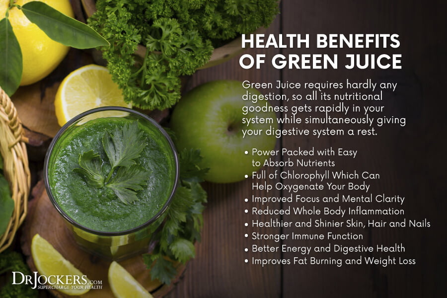 health benefits of green juice