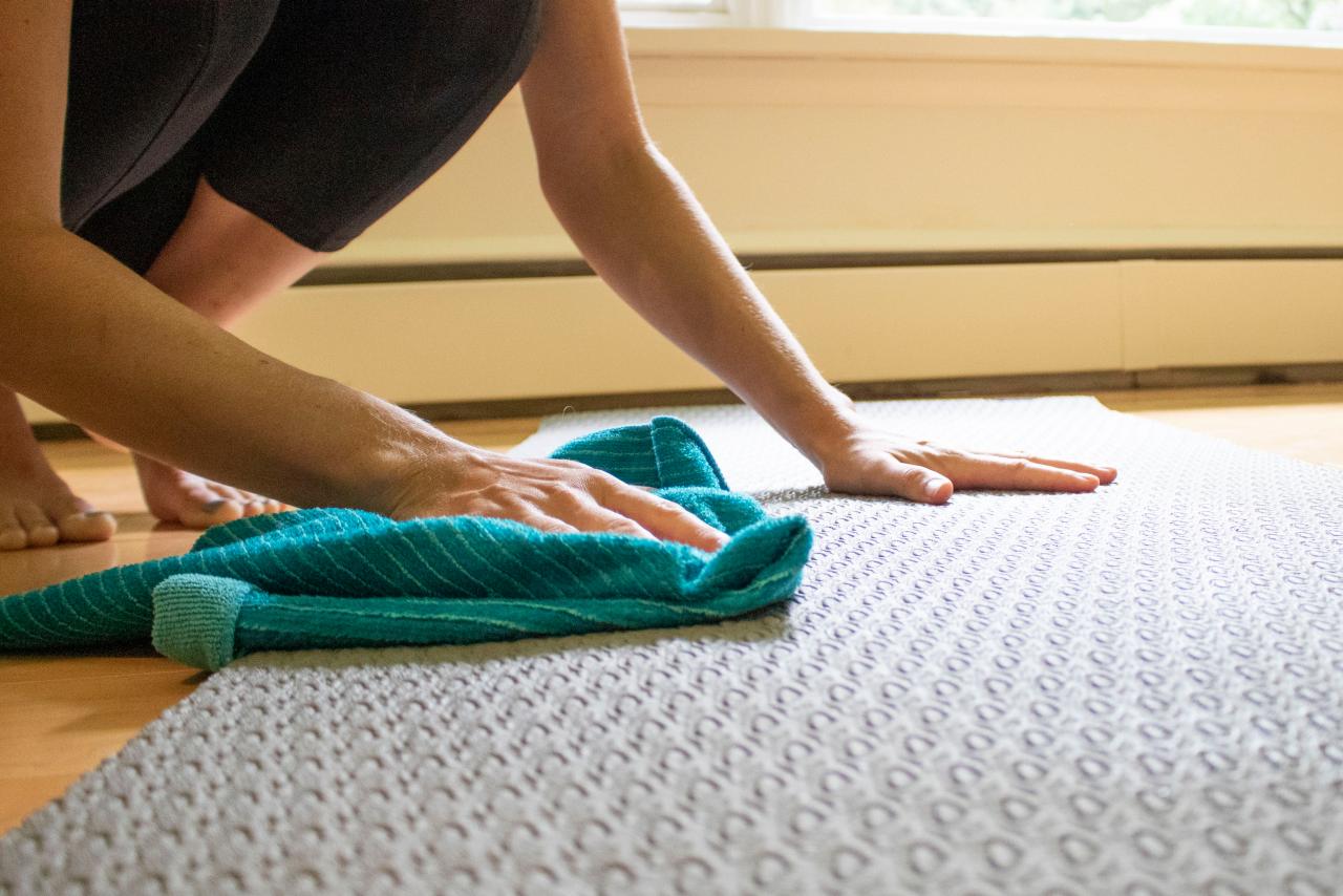 Cleaning Yoga Mat