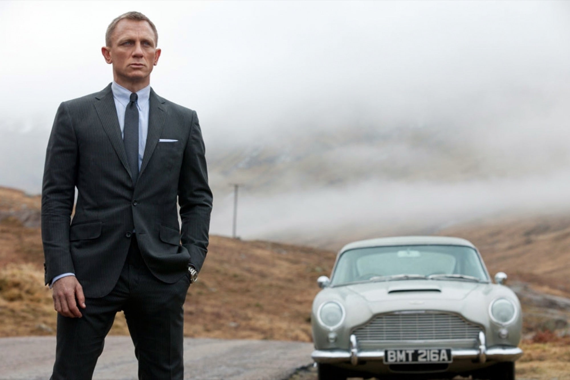 James Bond's Car and Suit